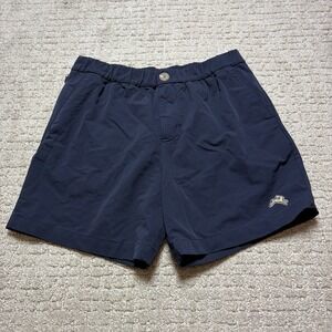Tracksmith Falmouth Shorts Navy Blue Men's Size Medium Running Lounge